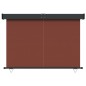 Balkon-Seitenmarkise 160 × 250 cm Braun Balkon-Seitenmarkise 160 × 250 cm Braun