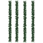Weihnachtsgirlanden 4 Stk. Grün 270 cm PVC Weihnachtsgirlanden 4 Stk. Grün 270 cm PVC