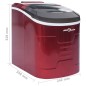 Eiswürfelbereiter Rot 2,4 L 15 kg / 24 h Eiswürfelbereiter Rot 2,4 L 15 kg / 24 h