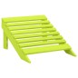 vidaXL Adirondack-Gartenstuhl mit Fußteil Massivholz Tanne Grün vidaXL Adirondack-Gartenstuhl mit Fußteil Massivholz Tanne Grün