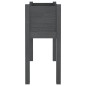 vidaXL Pflanzkübel Grau 70x31x70 cm Massivholz Kiefer vidaXL Pflanzkübel Grau 70x31x70 cm Massivholz Kiefer