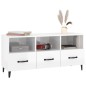 TV-Schrank Hochglanz-Weiß 102x35x50 cm Holzwerkstoff TV-Schrank Hochglanz-Weiß 102x35x50 cm Holzwerkstoff