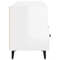 TV-Schrank Hochglanz-Weiß 102x35x50 cm Holzwerkstoff TV-Schrank Hochglanz-Weiß 102x35x50 cm Holzwerkstoff