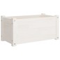 vidaXL Pflanzkübel Weiß 60x31x31 cm Massivholz Kiefer vidaXL Pflanzkübel Weiß 60x31x31 cm Massivholz Kiefer