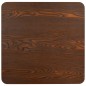 Bistrotisch Dunkelbraun 80x80 cm MDF Bistrotisch Dunkelbraun 80x80 cm MDF