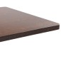 Bistrotisch Dunkelbraun 80x80 cm MDF Bistrotisch Dunkelbraun 80x80 cm MDF