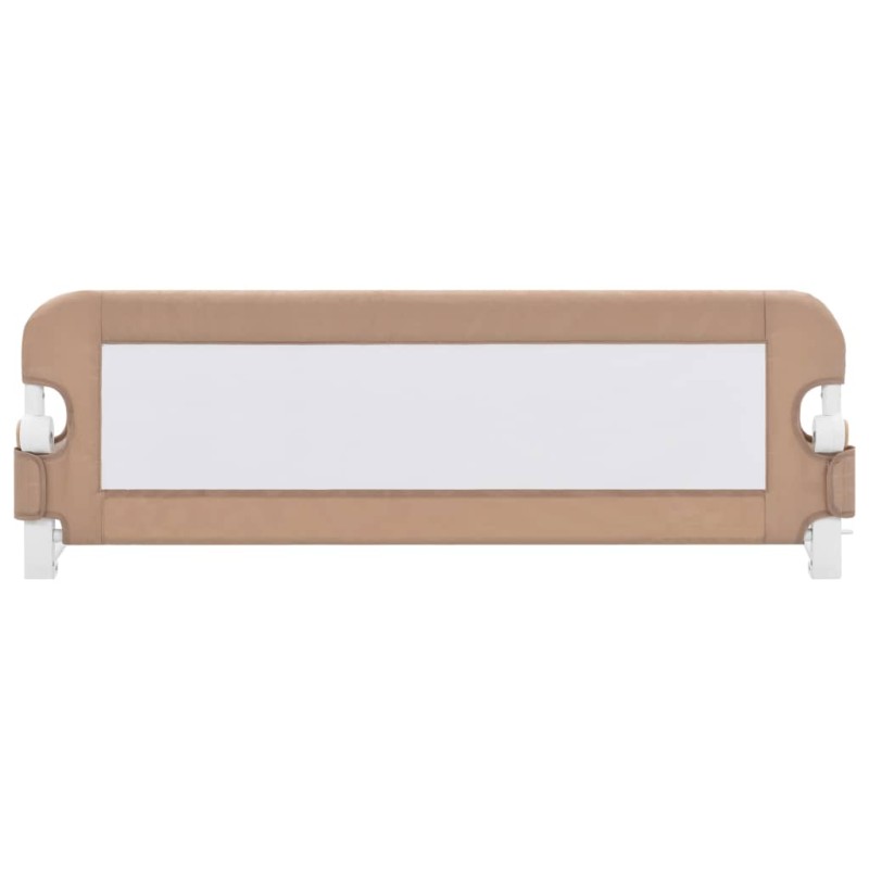 Kleinkind-Bettschutzgitter Taupe 120x42 cm Polyester Kleinkind-Bettschutzgitter Taupe 120x42 cm Polyester