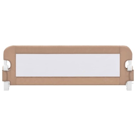 Kleinkind-Bettschutzgitter Taupe 120x42 cm Polyester