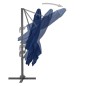 Ampelschirm mit Aluminium-Mast 3 x 3 m Azurblau Ampelschirm mit Aluminium-Mast 3 x 3 m Azurblau