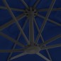 Ampelschirm mit Aluminium-Mast 3 x 3 m Azurblau Ampelschirm mit Aluminium-Mast 3 x 3 m Azurblau