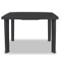 vidaXL Gartentisch Anthrazit 101x68x72 cm Kunststoff vidaXL Gartentisch Anthrazit 101x68x72 cm Kunststoff