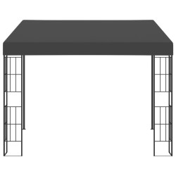 Wand-Pavillon 3x3 m Anthrazit Stoff