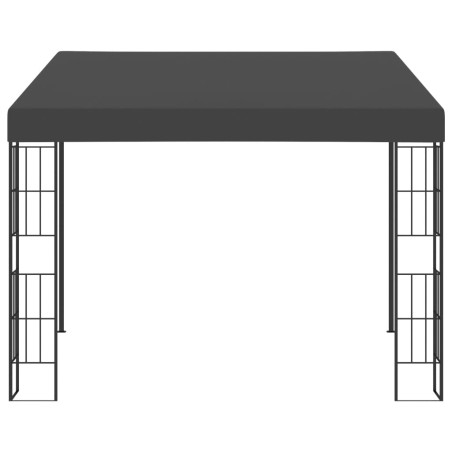 Wand-Pavillon 3x3 m Anthrazit Stoff