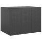 vidaXL Garten-Kissenbox PE Rattan 145x100x103 cm Schwarz vidaXL Garten-Kissenbox PE Rattan 145x100x103 cm Schwarz