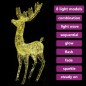 vidaXL LED-Rentier XXL Acryl Weihnachtsdeko 250 LED 180 cm Warmweiß vidaXL LED-Rentier XXL Acryl Weihnachtsdeko 250 LED 180 cm Warmweiß