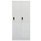 Kleiderschrank Hellgrau 80x50x180 cm Stahl Kleiderschrank Hellgrau 80x50x180 cm Stahl