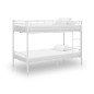 Etagenbett Weiß Metall 90×200 cm Etagenbett Weiß Metall 90×200 cm
