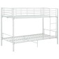 Etagenbett Weiß Metall 90×200 cm Etagenbett Weiß Metall 90×200 cm