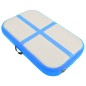 Aufblasbare Gymnastikmatte mit Pumpe 60x100x20 cm PVC Blau Aufblasbare Gymnastikmatte mit Pumpe 60x100x20 cm PVC Blau