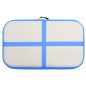 Aufblasbare Gymnastikmatte mit Pumpe 60x100x20 cm PVC Blau Aufblasbare Gymnastikmatte mit Pumpe 60x100x20 cm PVC Blau
