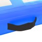 Aufblasbare Gymnastikmatte mit Pumpe 60x100x20 cm PVC Blau Aufblasbare Gymnastikmatte mit Pumpe 60x100x20 cm PVC Blau