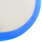 Aufblasbare Gymnastikmatte mit Pumpe 60x100x20 cm PVC Blau Aufblasbare Gymnastikmatte mit Pumpe 60x100x20 cm PVC Blau