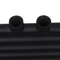 Handtuchheizkörper Warmwasser Gerade Schwarz 500x1160 mm Handtuchheizkörper Warmwasser Gerade Schwarz 500x1160 mm