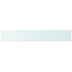 vidaXL Regalboden Glas Transparent 100 cm x 15 cm