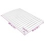 vidaXL Lattenrost mit 17 Latten 80x200 cm vidaXL Lattenrost mit 17 Latten 80x200 cm