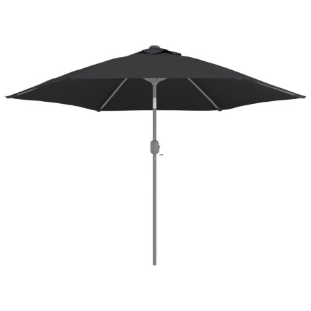 Ersatzbezug für Sonnenschirm Schwarz 300 cm