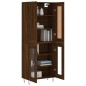 Highboard Braun Eichen-Optik 69,5x34x180 cm Holzwerkstoff Highboard Braun Eichen-Optik 69,5x34x180 cm Holzwerkstoff