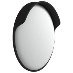 Verkehrsspiegel Konvex Outdoor Schwarz Ø45 cm Polycarbonat