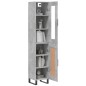 Highboard Betongrau 34,5x34x180 cm Holzwerkstoff Highboard Betongrau 34,5x34x180 cm Holzwerkstoff