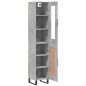 Highboard Betongrau 34,5x34x180 cm Holzwerkstoff Highboard Betongrau 34,5x34x180 cm Holzwerkstoff