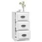 vidaXL Sideboard Weiß 36x35,5x67,5 cm Holzwerkstoff vidaXL Sideboard Weiß 36x35,5x67,5 cm Holzwerkstoff