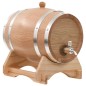 Weinfass mit Hahn Eichenholz Massiv 6 L Weinfass mit Hahn Eichenholz Massiv 6 L