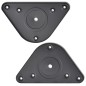 4x höhenverstellbares Tischbein Schwarz 710 mm 4x höhenverstellbares Tischbein Schwarz 710 mm