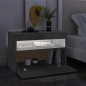 TV-Schränke LED-Leuchten 2 Stk. Betongrau 60x35x40 cm TV-Schränke LED-Leuchten 2 Stk. Betongrau 60x35x40 cm