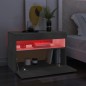 TV-Schränke LED-Leuchten 2 Stk. Betongrau 60x35x40 cm TV-Schränke LED-Leuchten 2 Stk. Betongrau 60x35x40 cm