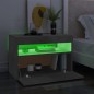 TV-Schränke LED-Leuchten 2 Stk. Betongrau 60x35x40 cm TV-Schränke LED-Leuchten 2 Stk. Betongrau 60x35x40 cm