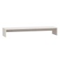 vidaXL Monitorständer Weiß 100x27x15 cm Massivholz Kiefer vidaXL Monitorständer Weiß 100x27x15 cm Massivholz Kiefer