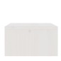 vidaXL Monitorständer Weiß 100x27x15 cm Massivholz Kiefer vidaXL Monitorständer Weiß 100x27x15 cm Massivholz Kiefer