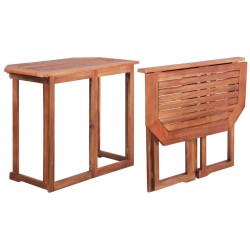 vidaXL Bistrotisch 90x50x75 cm Akazie Massivholz