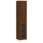 Highboard Braun Eichen-Optik 34,5x34x180 cm Holzwerkstoff Highboard Braun Eichen-Optik 34,5x34x180 cm Holzwerkstoff