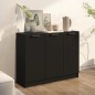 Sideboard Schwarz 90,5x30x70 cm Holzwerkstoff Sideboard Schwarz 90,5x30x70 cm Holzwerkstoff