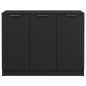 Sideboard Schwarz 90,5x30x70 cm Holzwerkstoff Sideboard Schwarz 90,5x30x70 cm Holzwerkstoff
