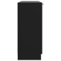 Sideboard Schwarz 90,5x30x70 cm Holzwerkstoff Sideboard Schwarz 90,5x30x70 cm Holzwerkstoff