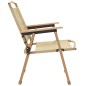Campingstühle 2 Stk. Beige 54x55x78 cm Oxford-Gewebe Campingstühle 2 Stk. Beige 54x55x78 cm Oxford-Gewebe