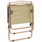 Campingstühle 2 Stk. Beige 54x55x78 cm Oxford-Gewebe Campingstühle 2 Stk. Beige 54x55x78 cm Oxford-Gewebe