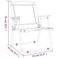 Campingstühle 2 Stk. Beige 54x55x78 cm Oxford-Gewebe Campingstühle 2 Stk. Beige 54x55x78 cm Oxford-Gewebe
